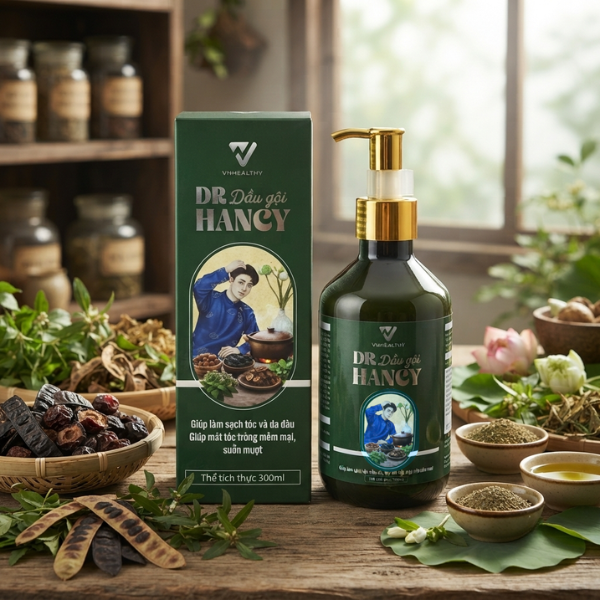 Dầu gội dược liệu Dr Hancy nam - Giải pháp cho tóc gàu ngứa, dễ rụng