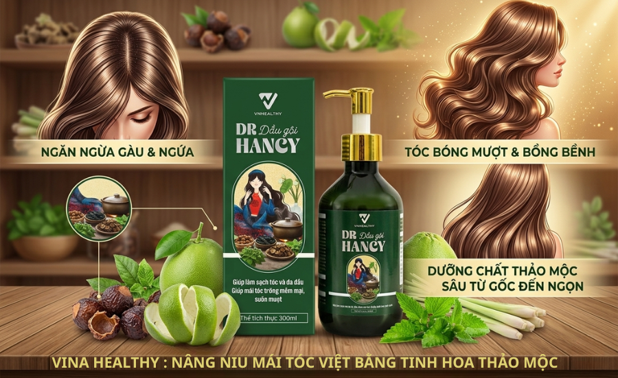 Dầu gội dược liệu Dr Hancy nữ 