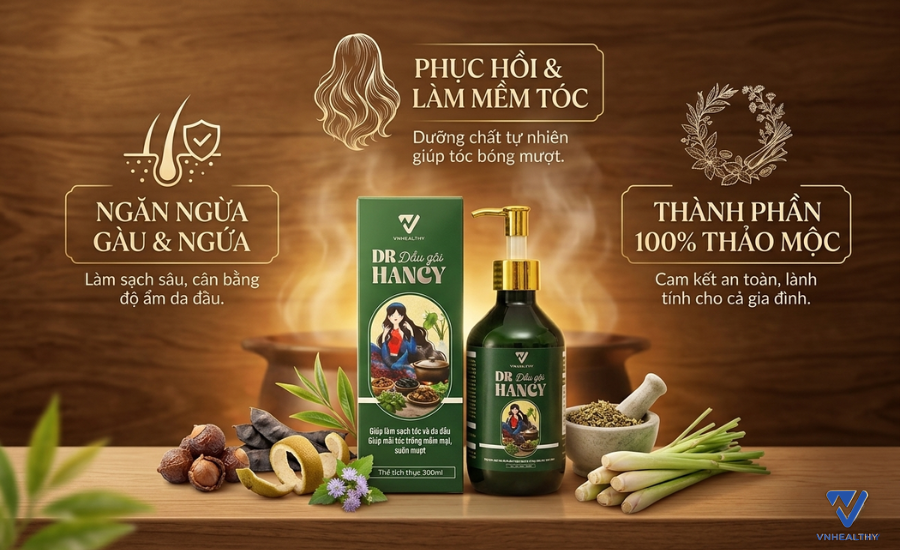 Dầu gội dược liệu Dr Hancy nữ 