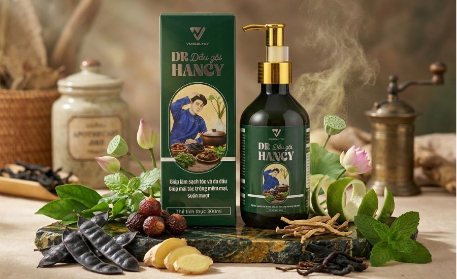 Dầu gội dược liệu Dr Hancy nam