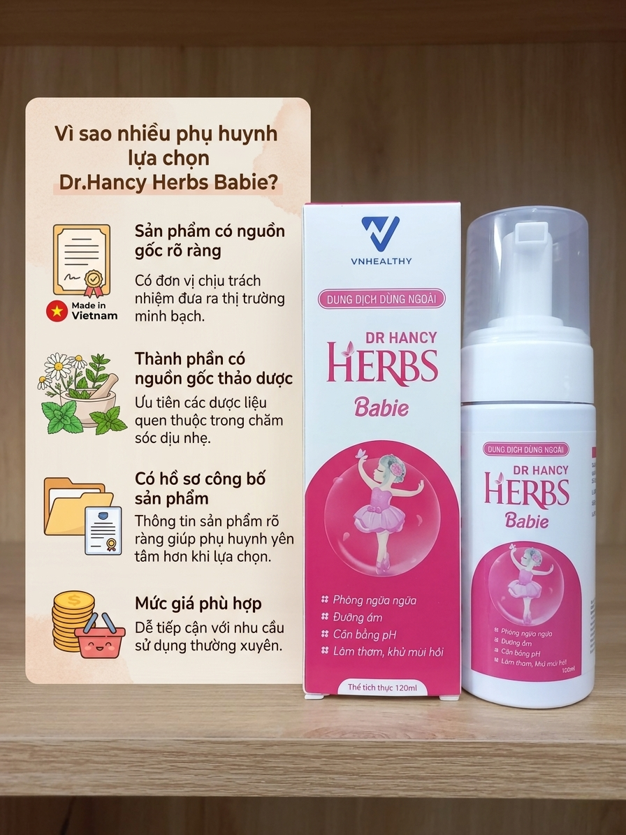 Dung dịch vệ sinh bé gái loại nào tốt? Cách chọn và sử dụng an toàn cho trẻ