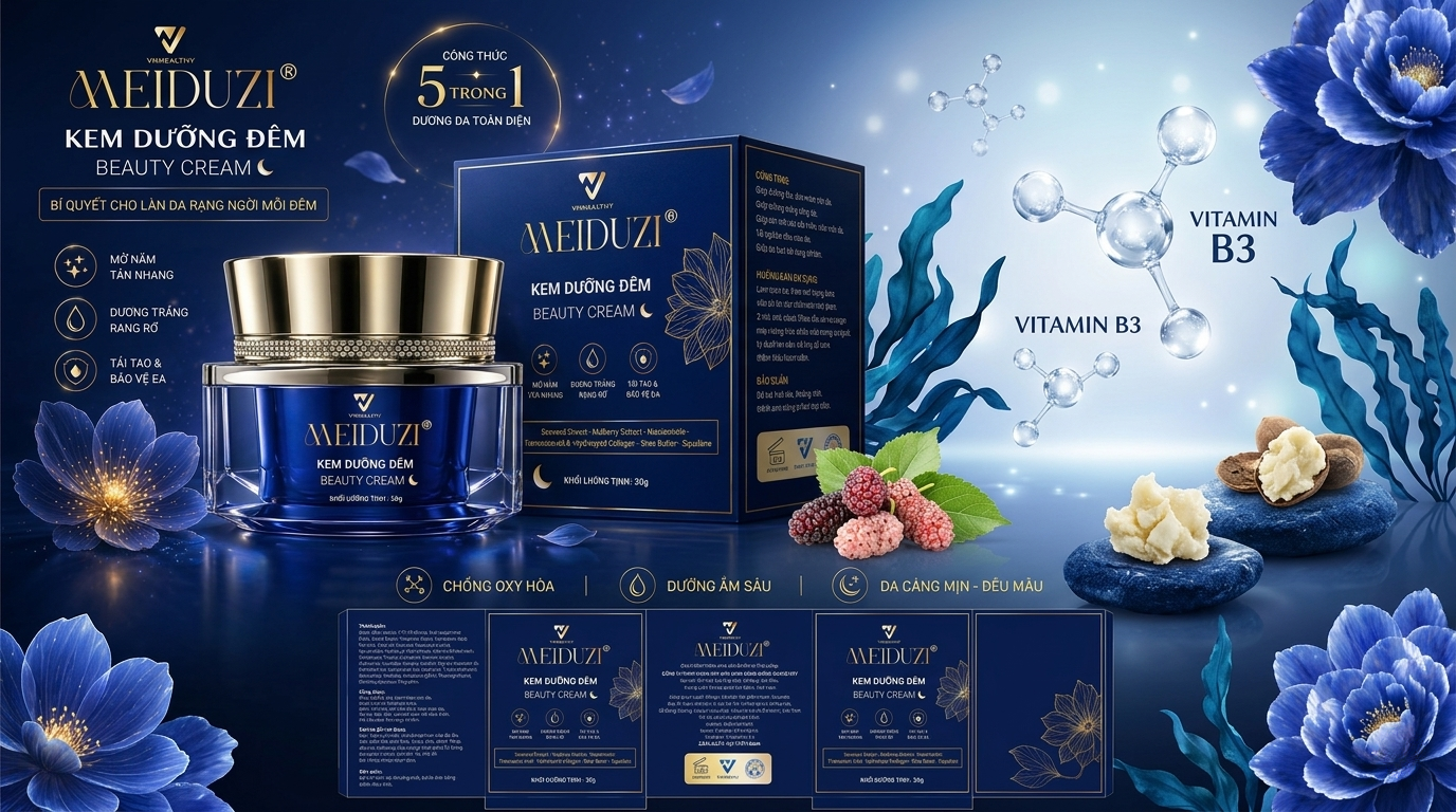 Kem dưỡng da mặt ban đêm Meiduzi