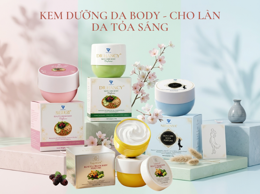 Top 4 kem body trắng da hiệu quả, an toàn được tin dùng hiện nay của Vinahealthy