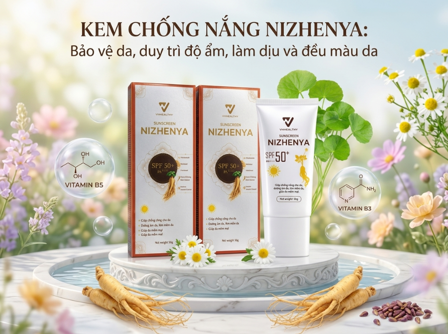 Kem chống nắng Nizhenya SPF 50+ có tốt không? Đánh giá chi tiết từ A-Z