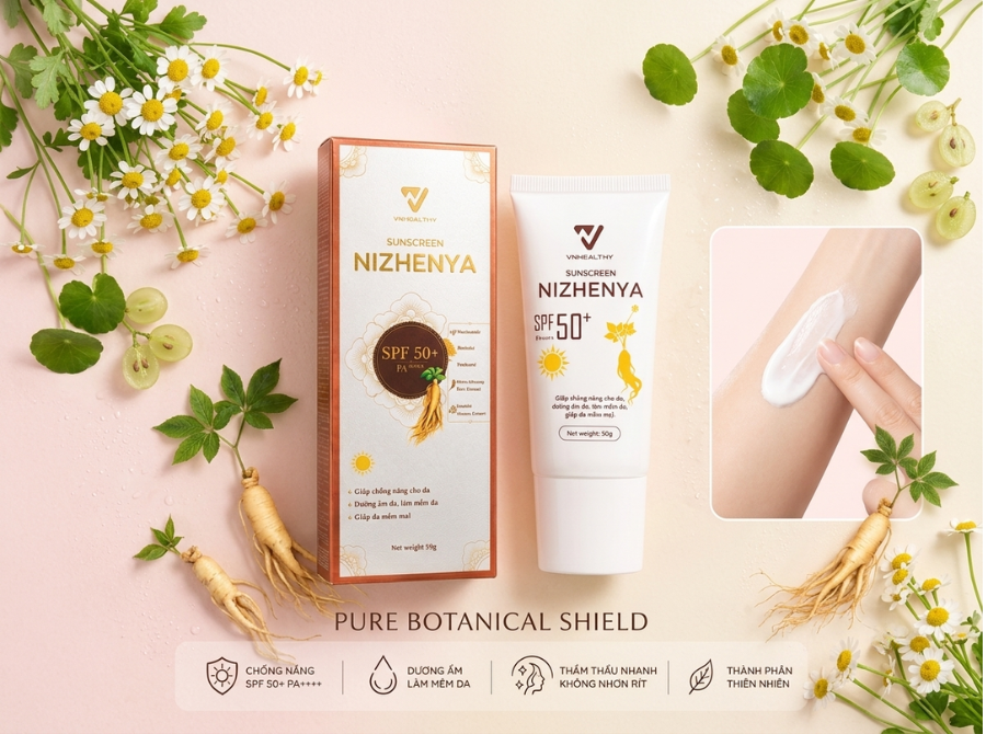 Kem chống nắng Nizhenya SPF 50+ có tốt không? Đánh giá chi tiết từ A-Z