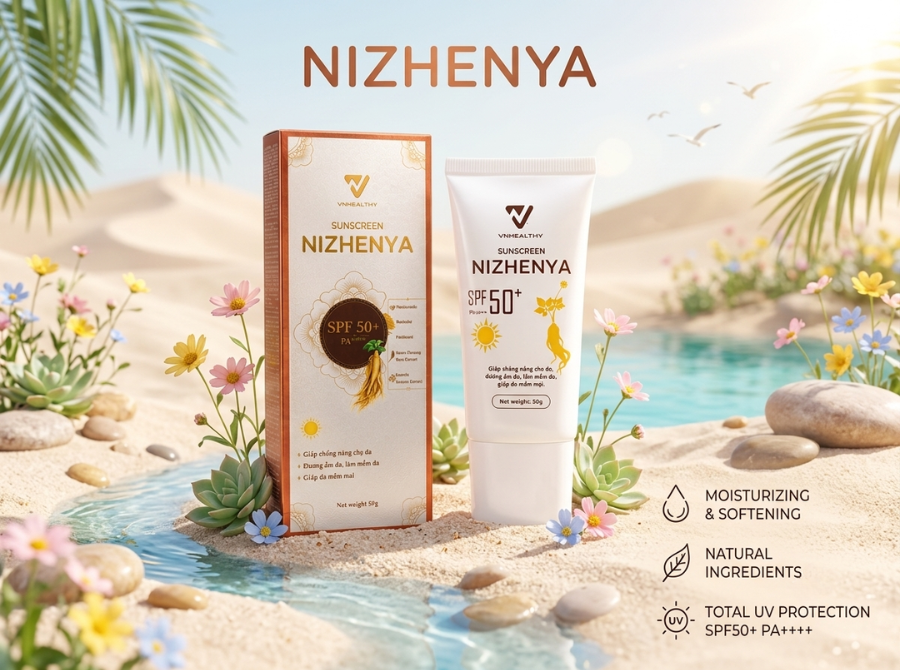Kem chống nắng Nizhenya SPF 50+ có tốt không? Đánh giá chi tiết từ A-Z