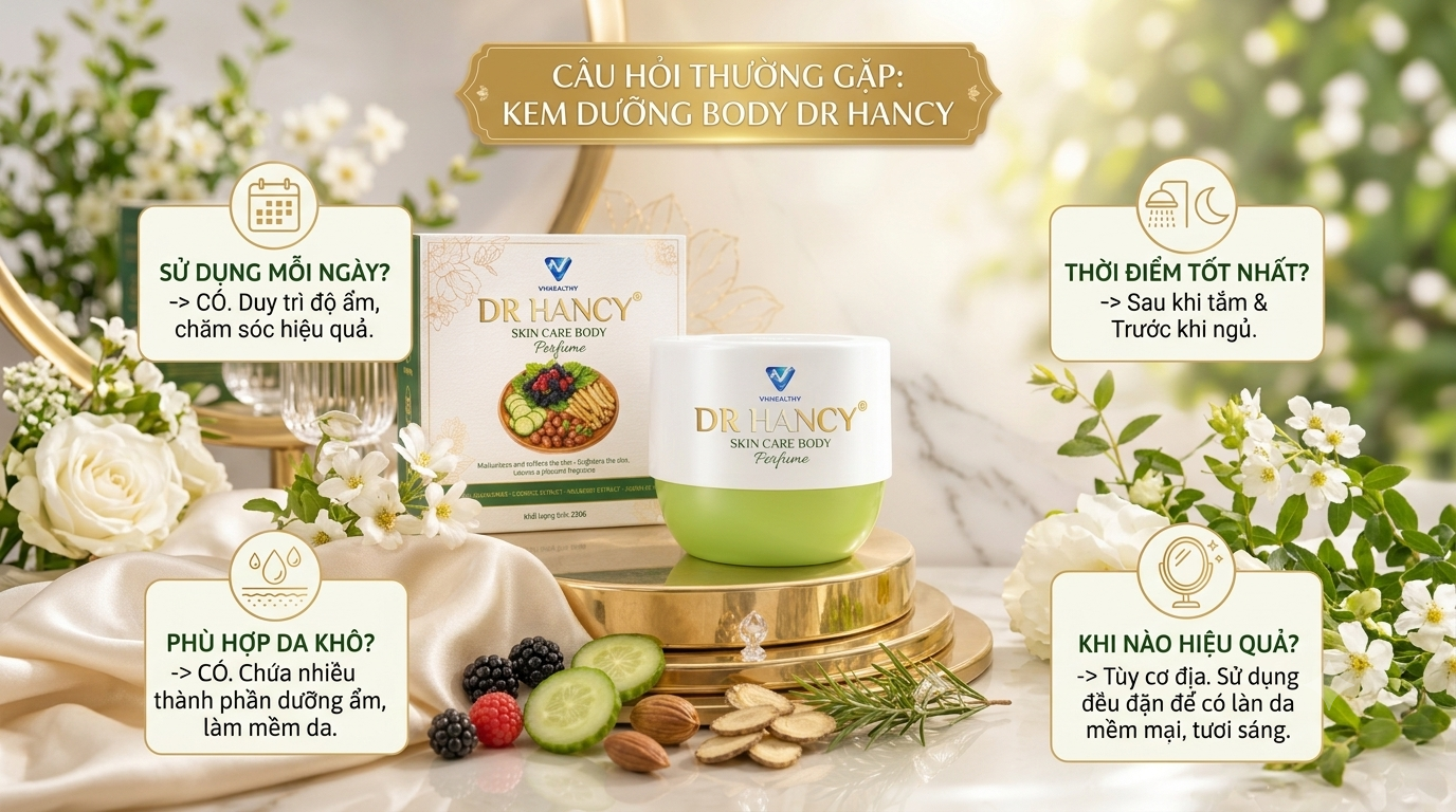 Kem dưỡng da body – bí quyết chăm sóc làn da toàn thân mềm mịn và rạng rỡ