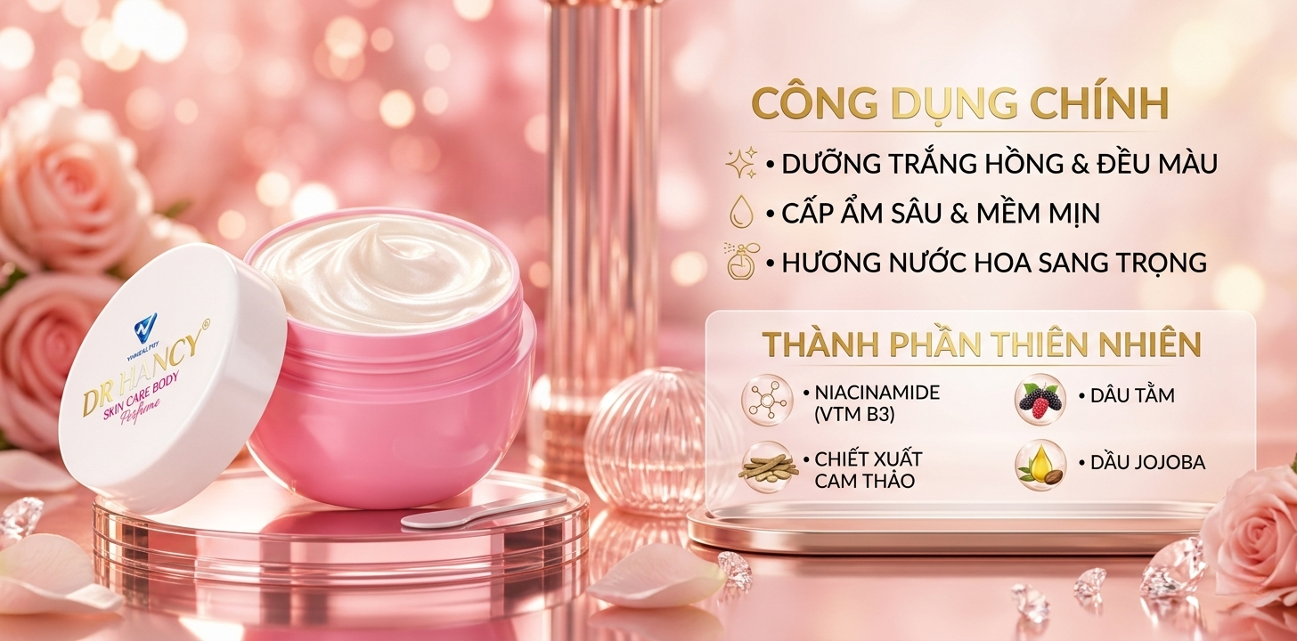 Kem dưỡng da body Dr.Hancy (hộp hồng)