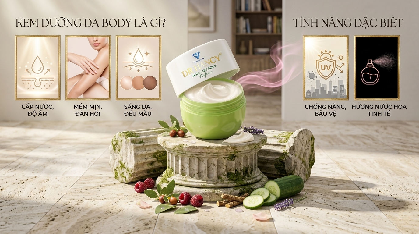 Kem dưỡng da body Dr.Hancy (hộp xanh)