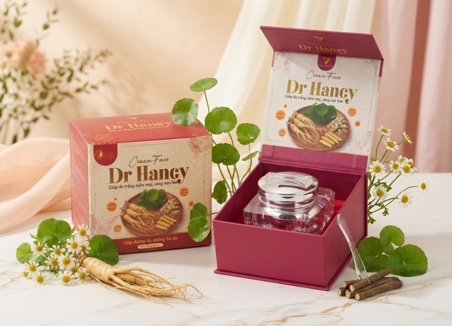 Kem face Dr Hancy 15g & 30g - Dưỡng ẩm, hỗ trợ làm sáng, cải thiện sắc tố da