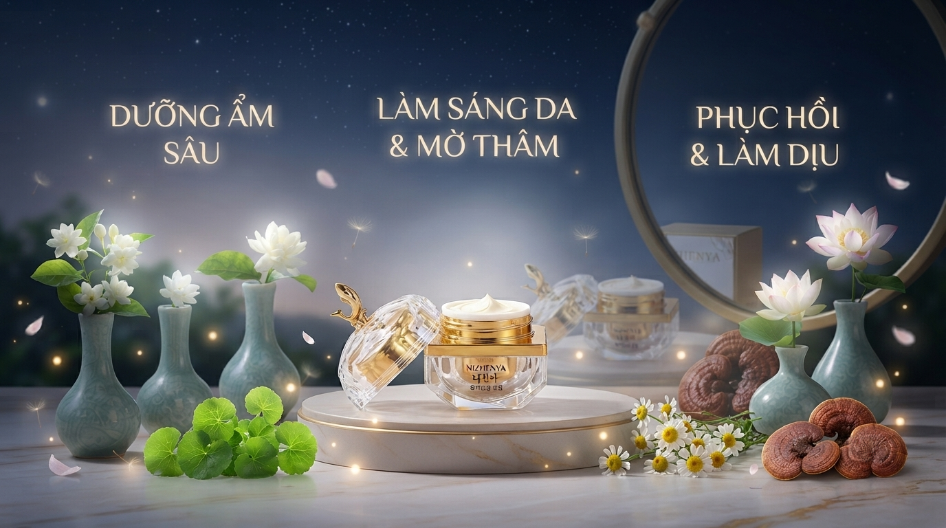 Kem dưỡng da mặt Nizhenya ban đêm