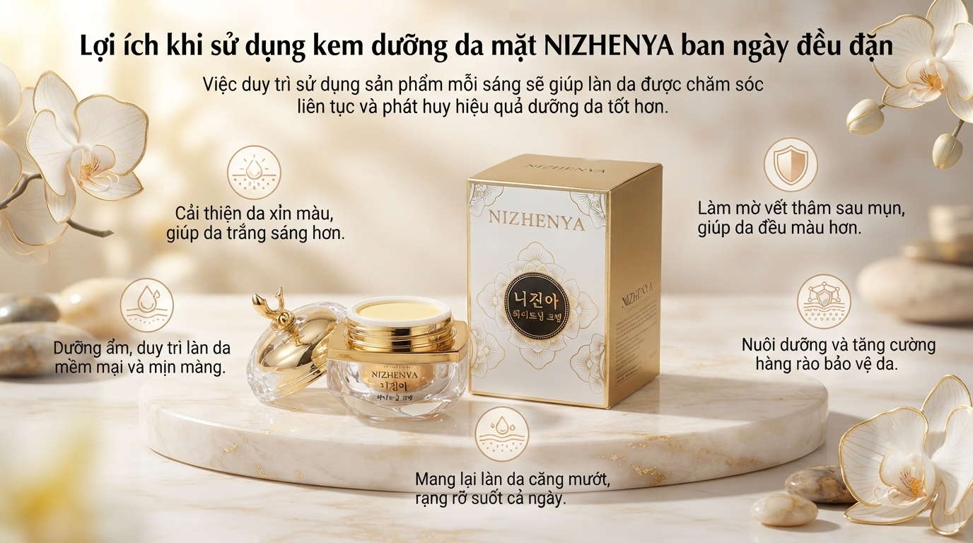 Kem dưỡng da mặt Nizhenya ban ngày