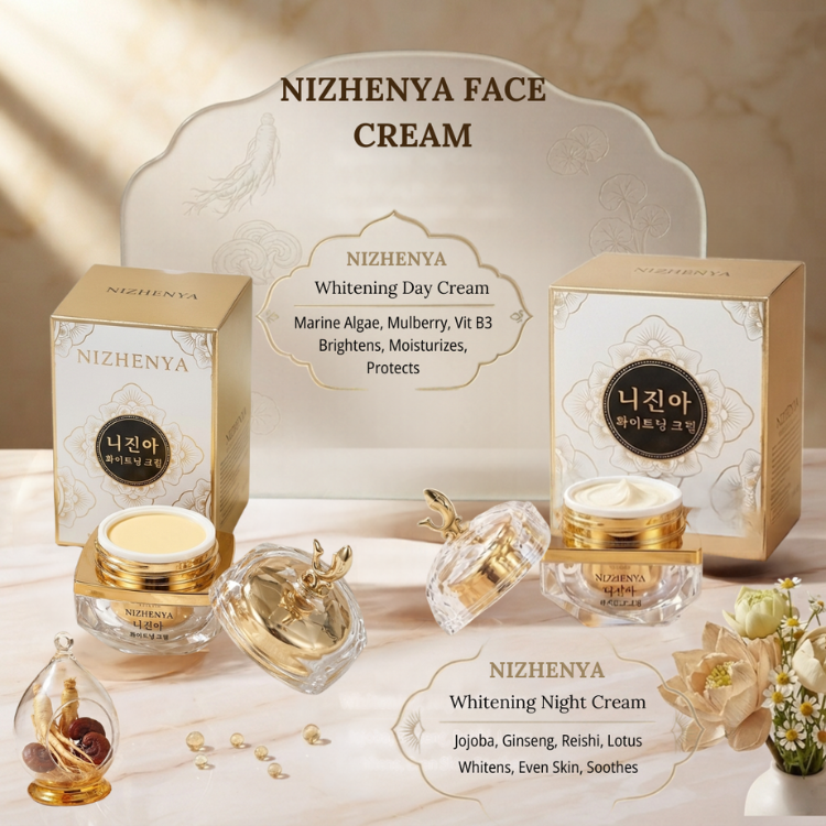 Kem Nizhenya - Bộ đôi kem face chăm da theo nhịp ngày và đêm