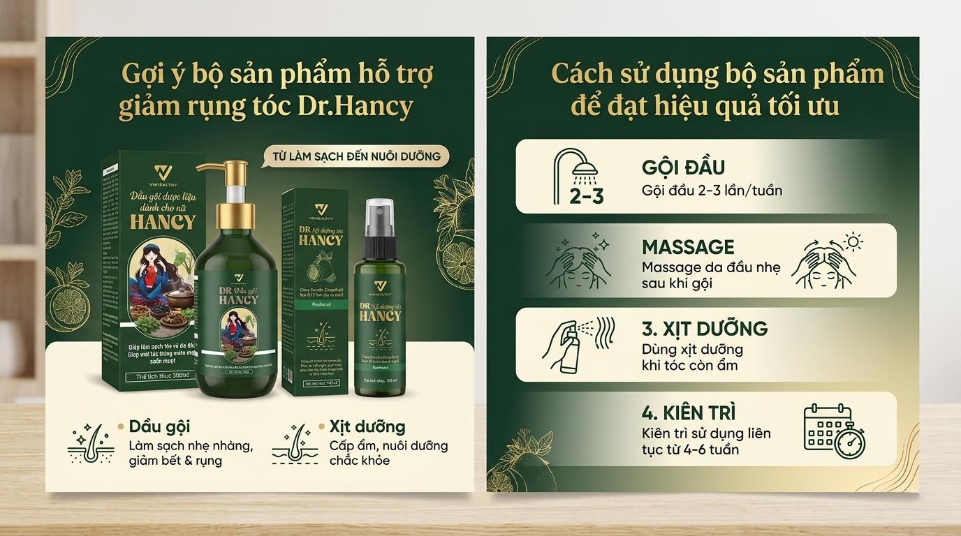 Rụng tóc nhiều bất thường ở nữ giới: Nguyên nhân và giải pháp bạn không nên bỏ qua