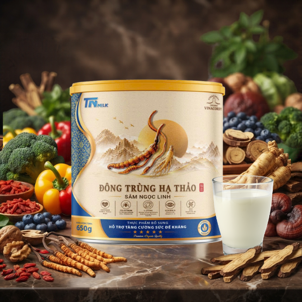 Sữa đông trùng hạ thảo TN Milk 