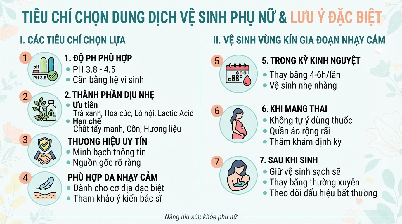 Vệ sinh vùng kín đúng cách: Hướng dẫn đầy đủ giúp bảo vệ sức khỏe phụ khoa