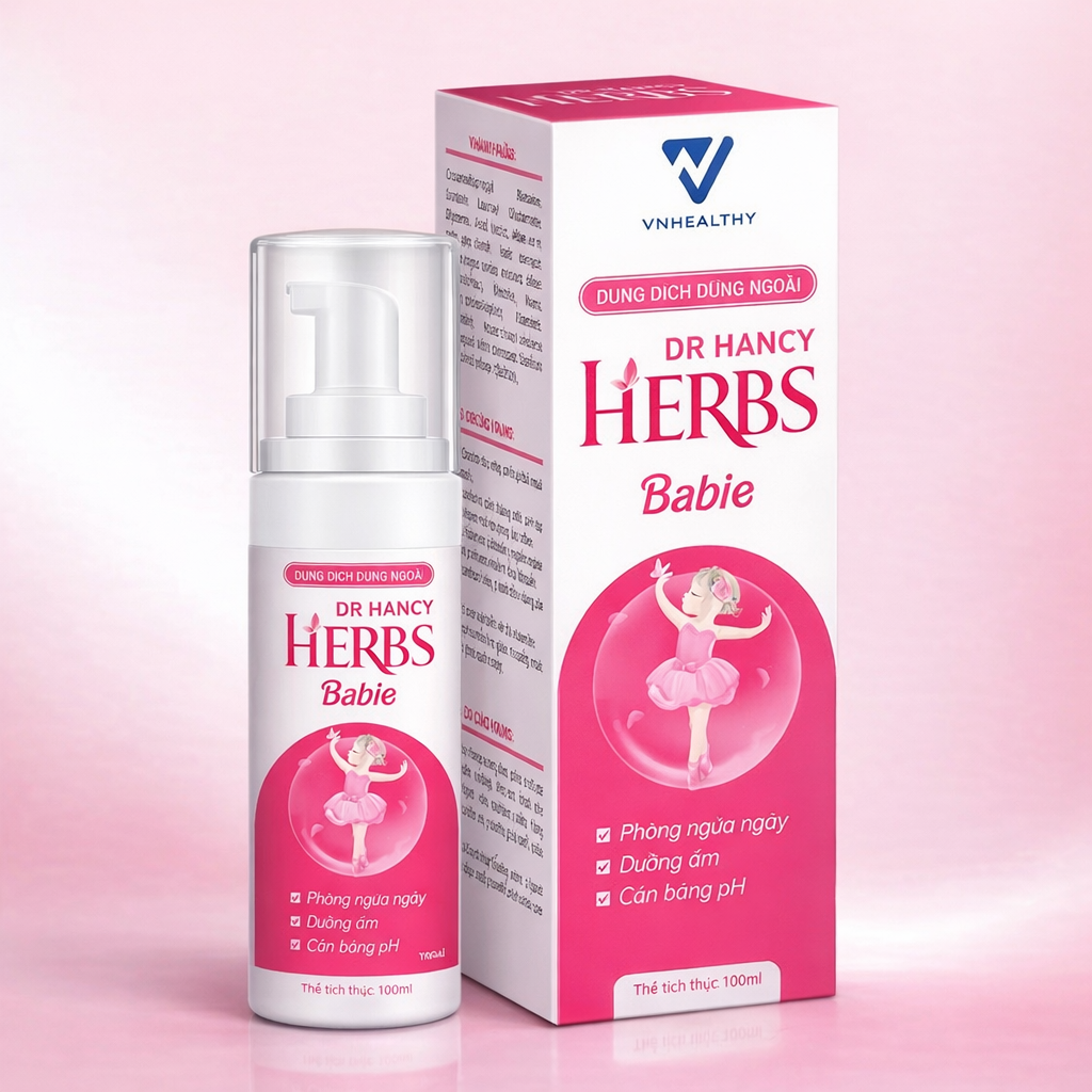 Dung dịch vệ sinh cho bé Dr.Hancy Herbs Babie