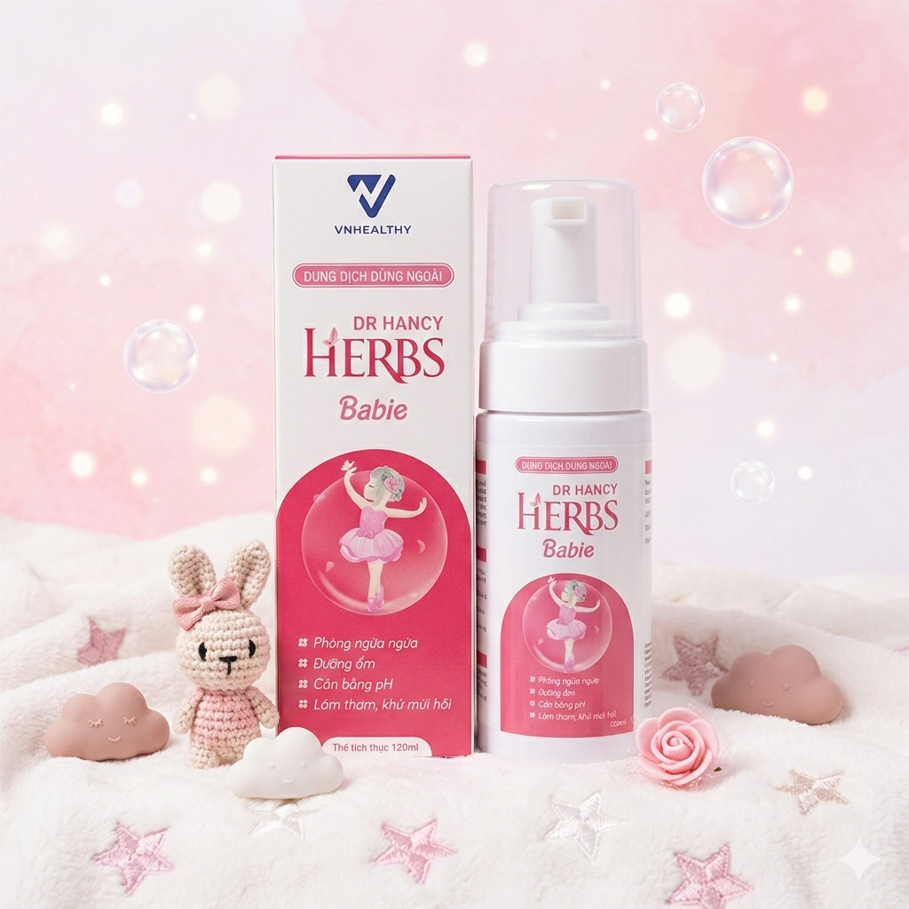 Dung dịch vệ sinh cho bé Dr.Hancy Herbs Babie