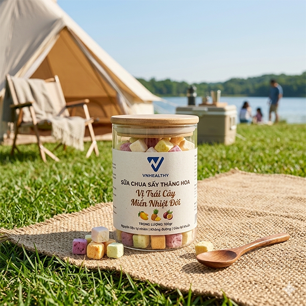 Sữa chua sấy thăng hoa VnHealthy 
