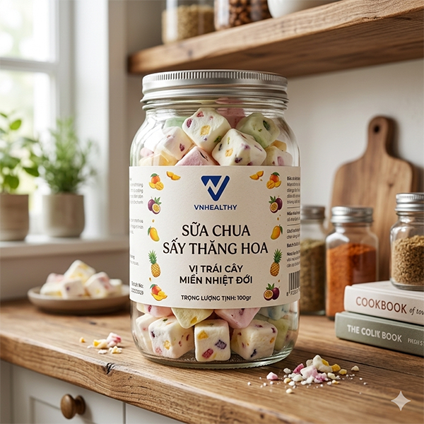 Sữa chua sấy thăng hoa VnHealthy 