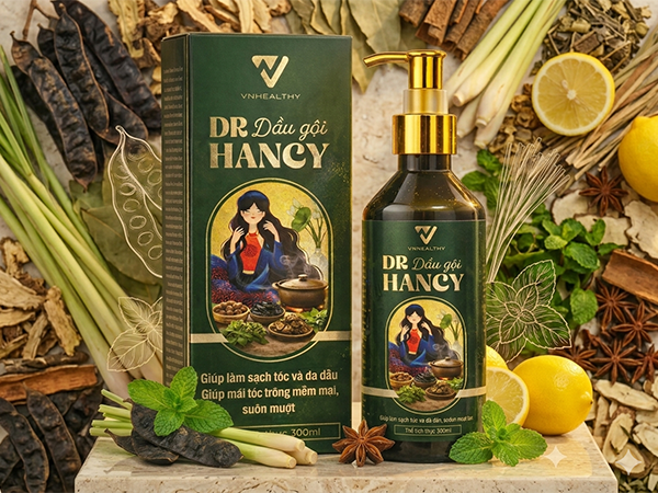 Dầu gội dược liệu - bí quyết cho mái tóc chắc khỏe từ Dr Hancy