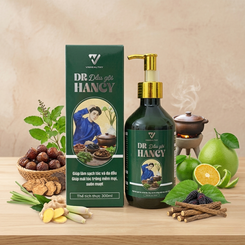 Dầu gội dược liệu Dr Hancy nam