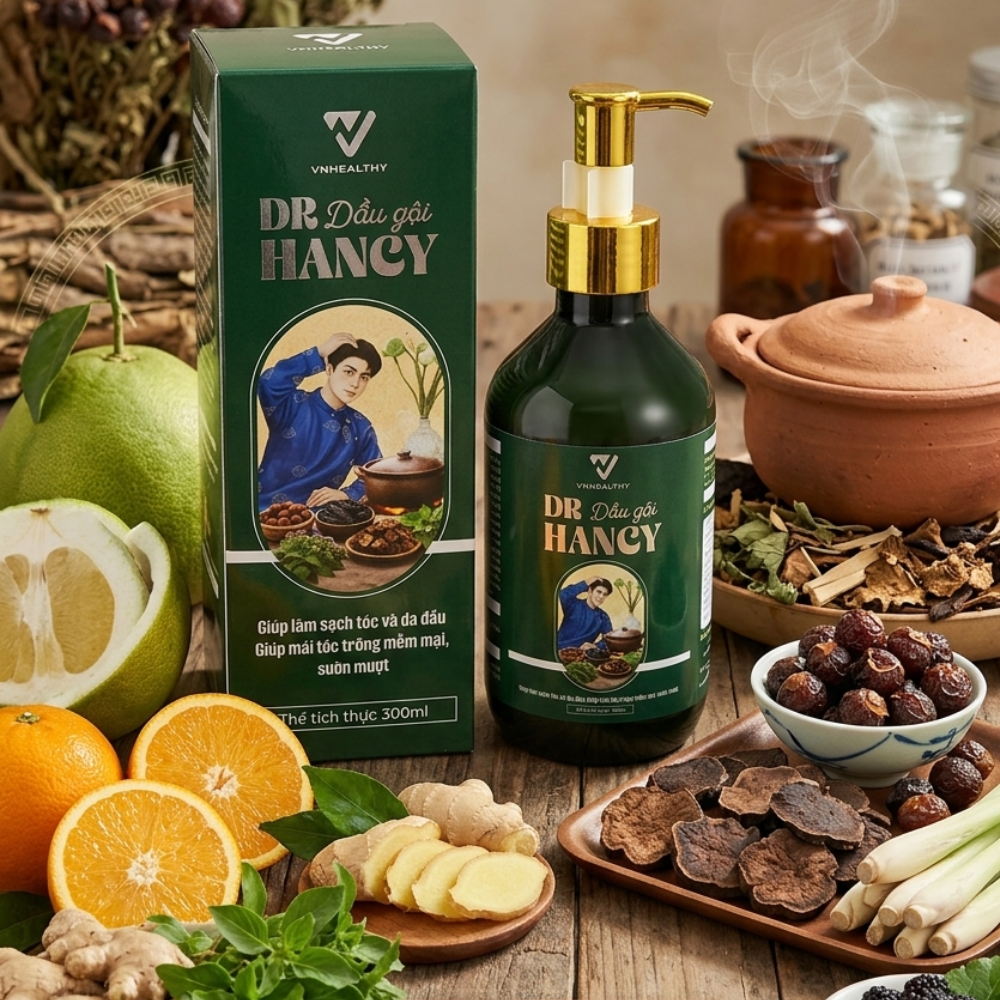 Dầu gội dược liệu Dr Hancy nam