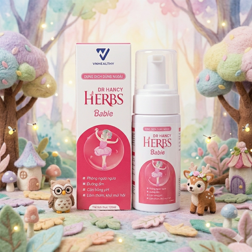 Dung dịch vệ sinh cho bé Dr.Hancy Herbs Babie