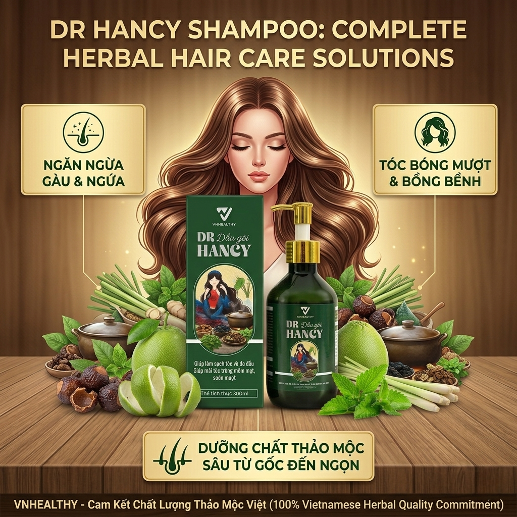 Dầu gội dược liệu Dr Hancy nữ 