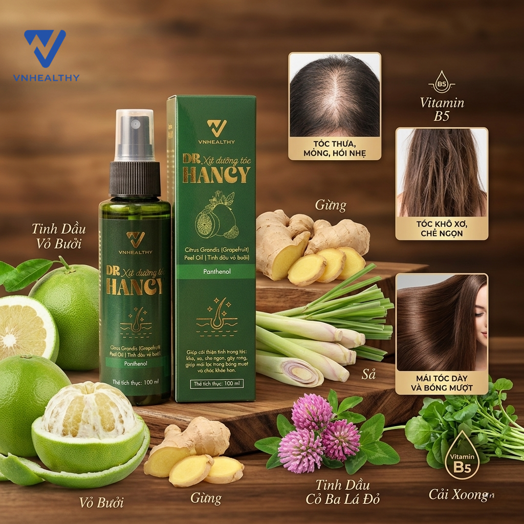 Xịt dưỡng tóc Dr Hancy