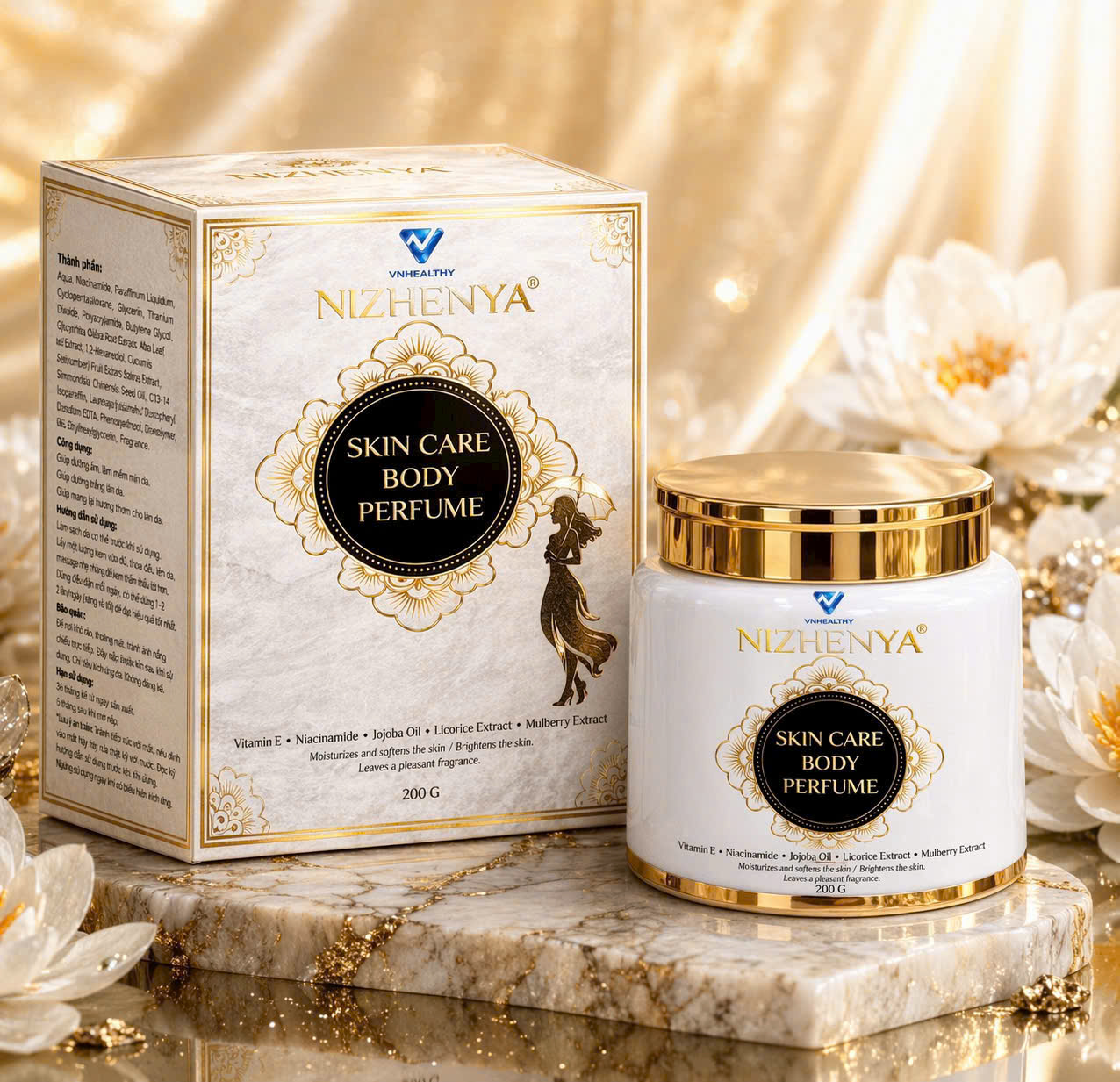 Kem dưỡng da body Nizhenya