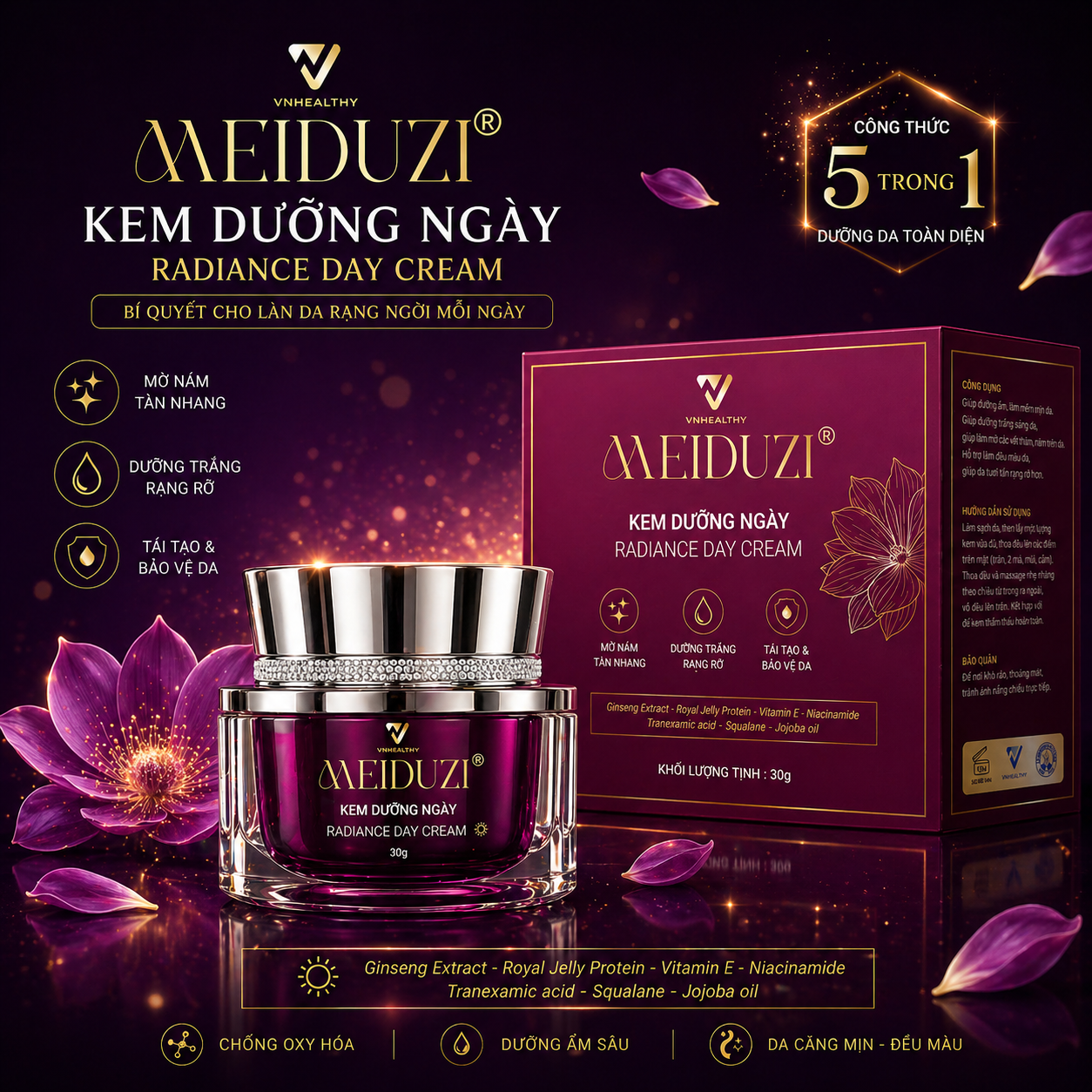 Kem dưỡng da mặt ban ngày Meiduzi