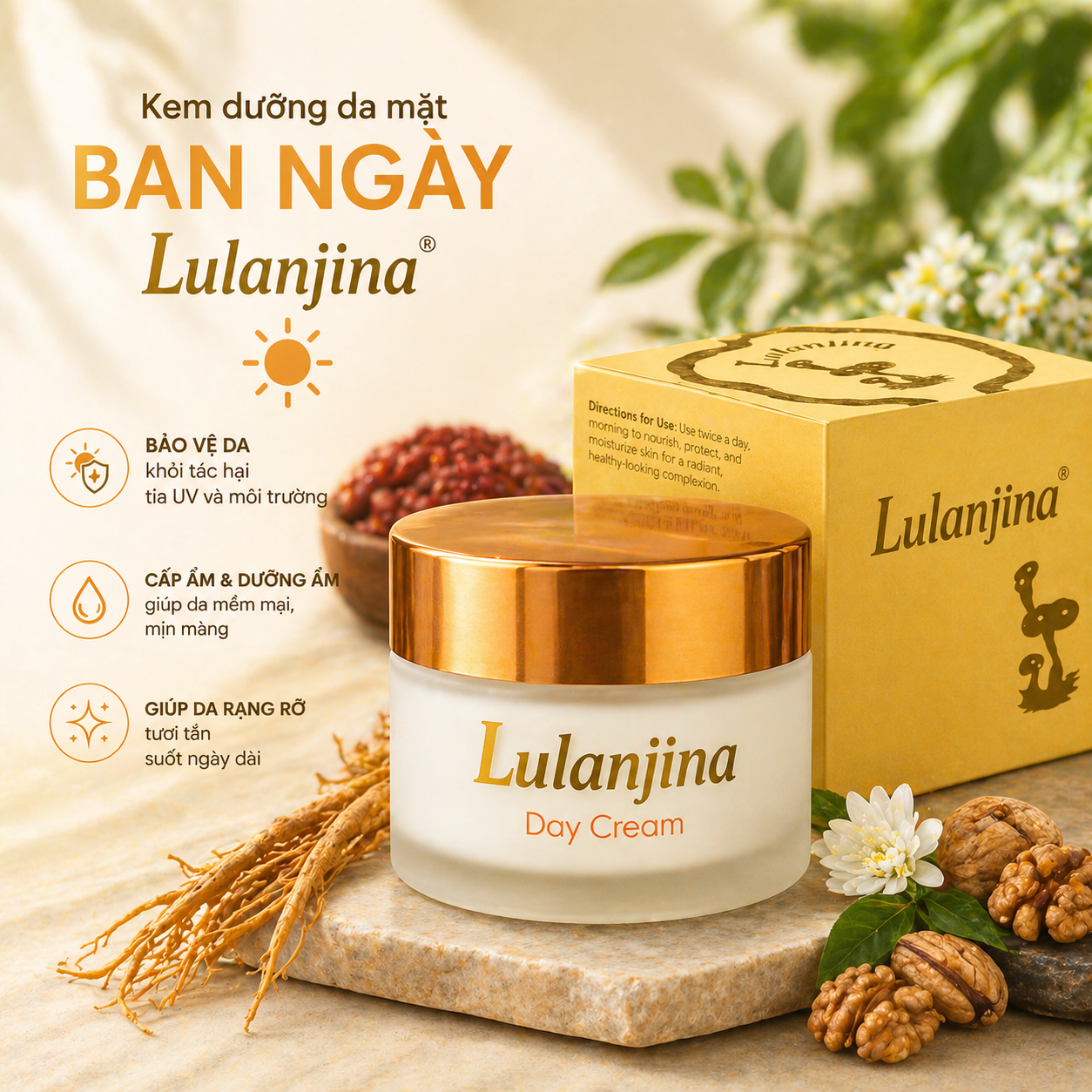 Kem dưỡng da mặt ban ngày Lulanjina