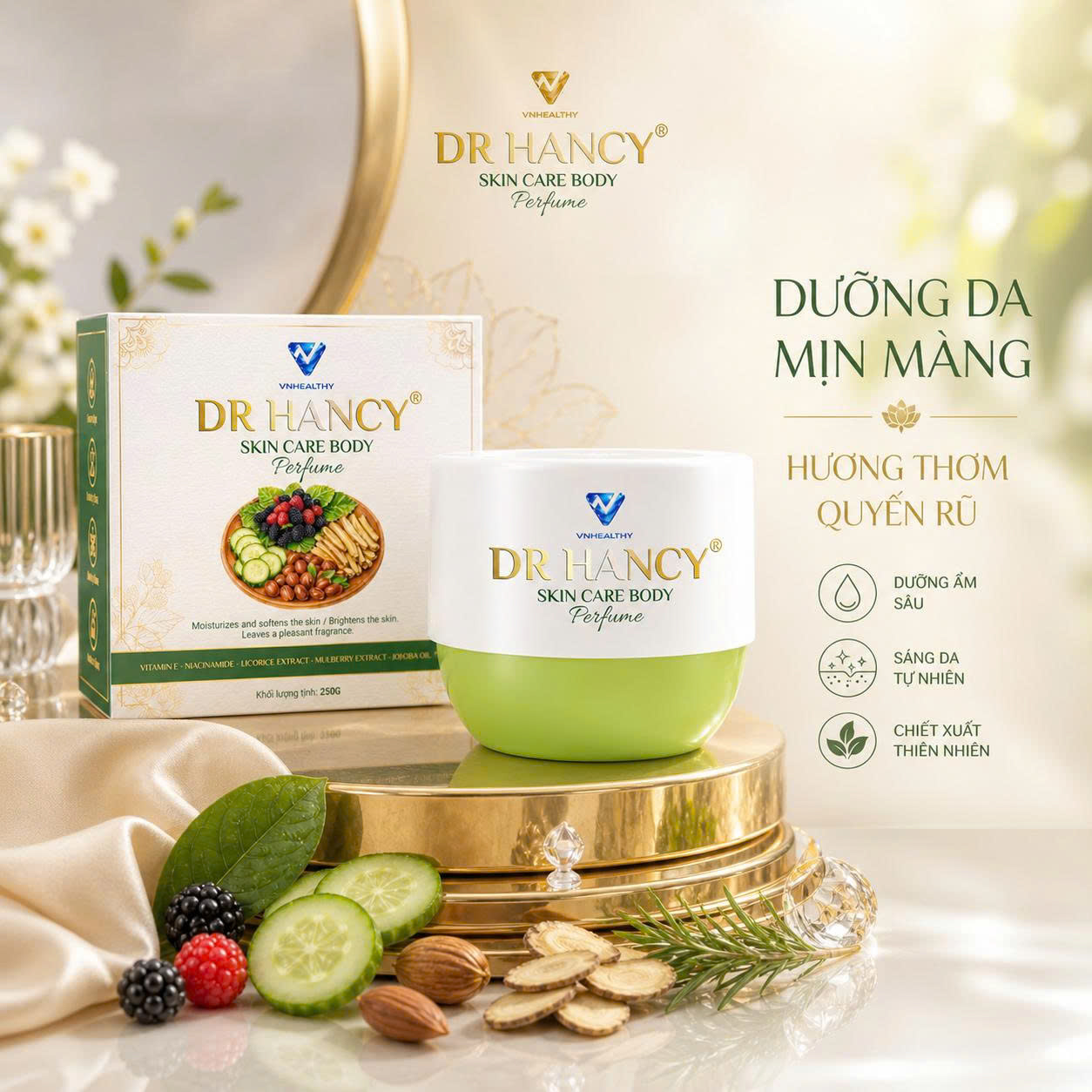 Kem dưỡng da body Dr.Hancy (hộp xanh)
