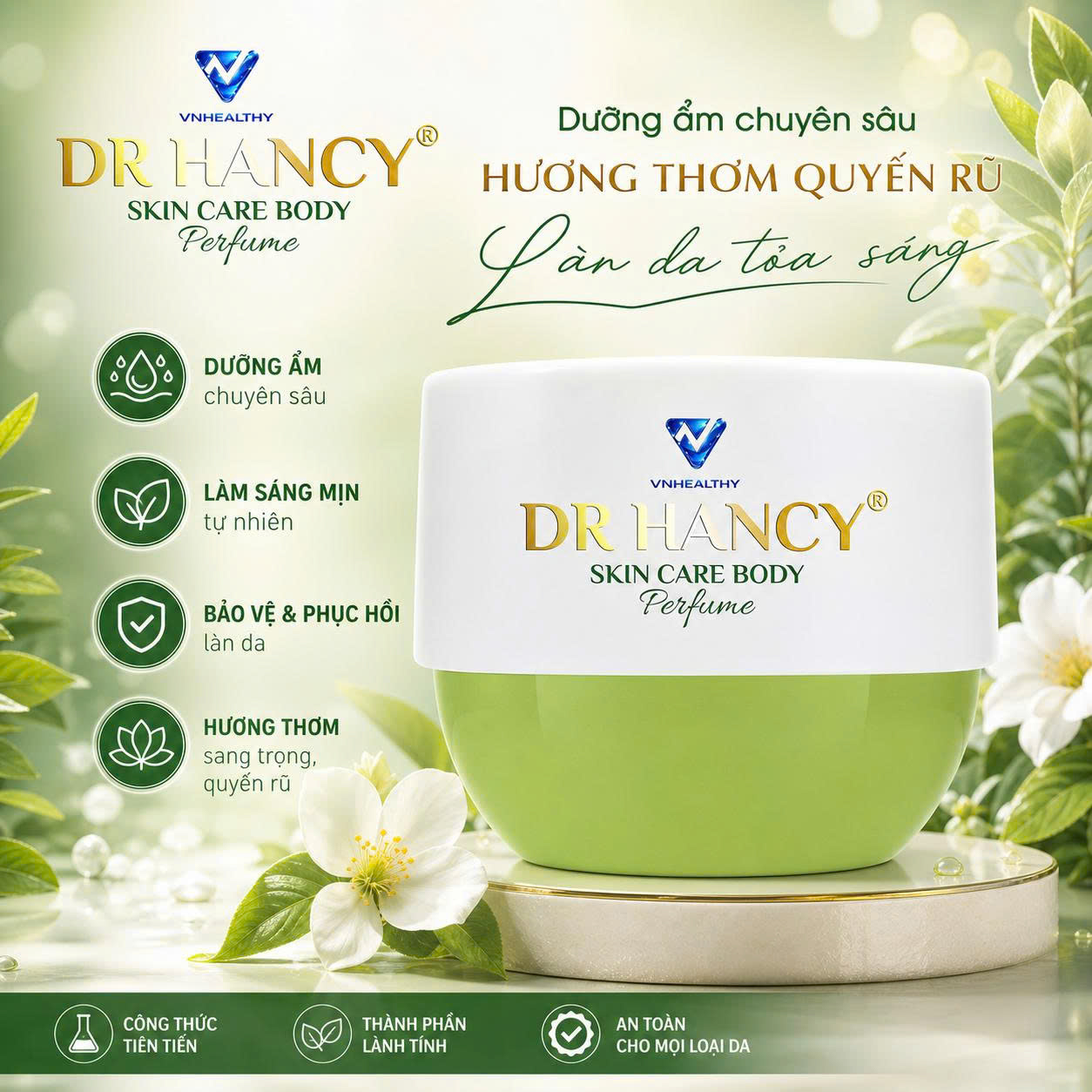 Kem dưỡng da body Dr.Hancy (hộp xanh)