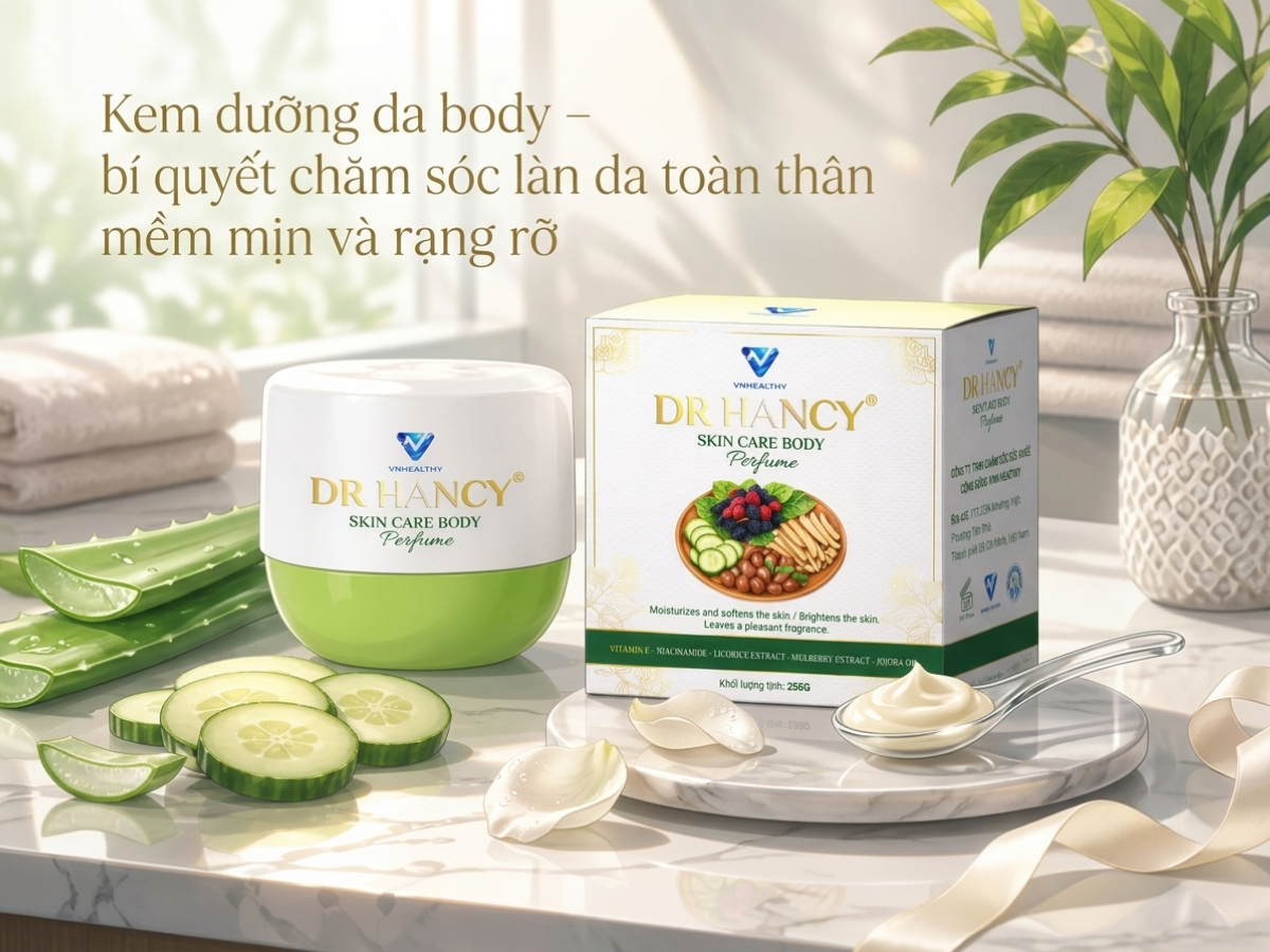 Kem dưỡng da body – bí quyết chăm sóc làn da toàn thân mềm mịn và rạng rỡ