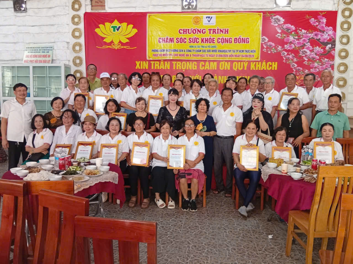 Vina Healthy & Phòng Khám Hương Sen chung tay vì một cộng đồng khỏe mạnh